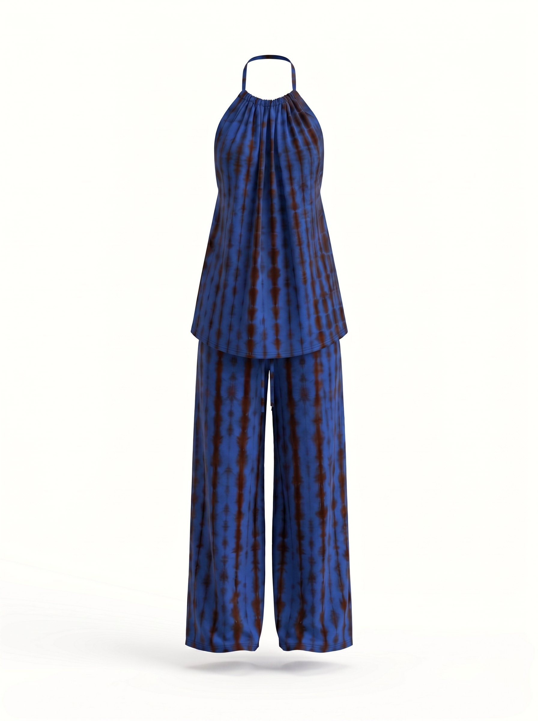 Acai Berry loungewear set in Cobalt & Rust