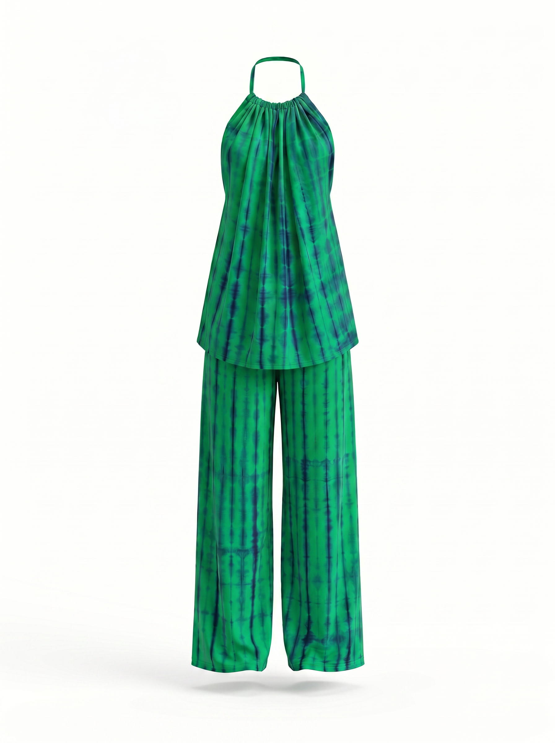 Emerald Cobalt loungewear set in Emerald & Cobalt