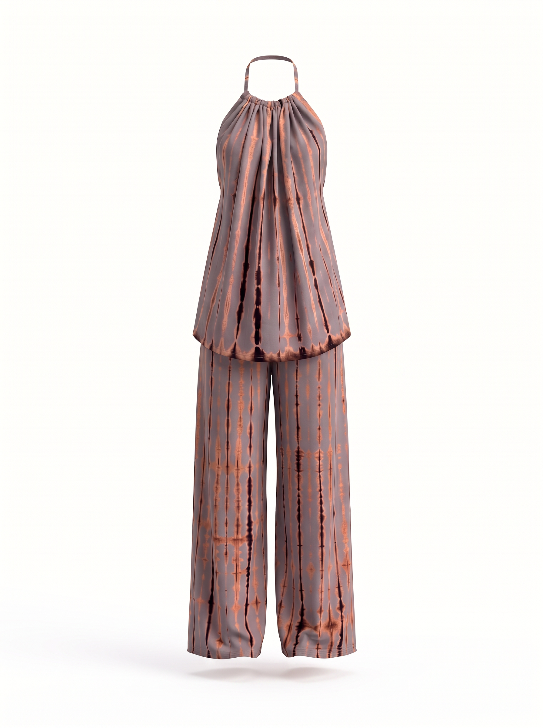 Wild Persimmon loungewear set in Slate & Copper