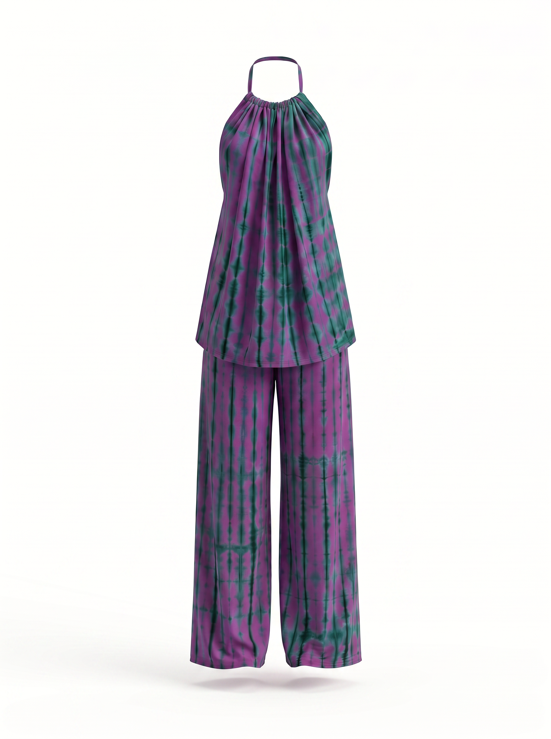 Plum Jade loungewear set in Orchid & Jade